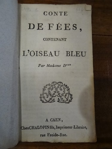 Conte fées oiseau - de,