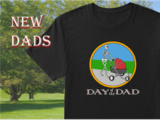 Best Gift NEW DADS  "Day of the Dad" T-Shirt Skeleton with Baby Stroller SHOWERS