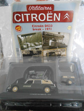 VOITURE CITROEN DS23 BREAK 1971 BBC TV  N°22 + Remorque 1/43 éme IXO Neuf