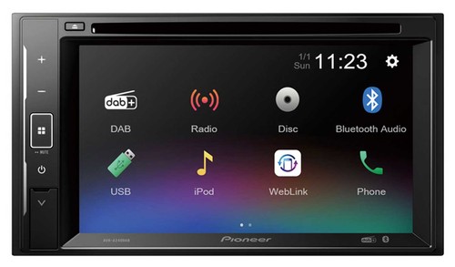 Pioneer avh a240dab double din - pioneer,