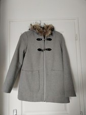 Manteau gris duffle coat 36 S