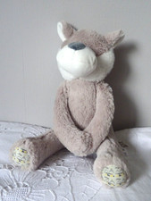 DOUDOU LOUP CHIEN 28 CM  ASSIS