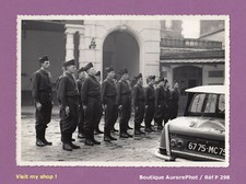 TIRAGE ARGENTIQUE 1950, BRIGADE SAPEURS POMPIERS DE PARIS EN EXERCICE  -P298