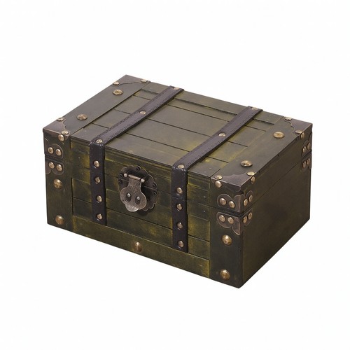 Coffre rangement rustique - de,