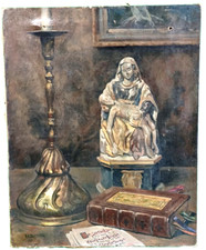 HUILE SUR TOILE ED. DURANTON