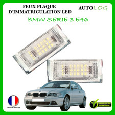 2x FEUX PLAQUE D'IMMATRICULATION LED BMW E46 BLANC PUR