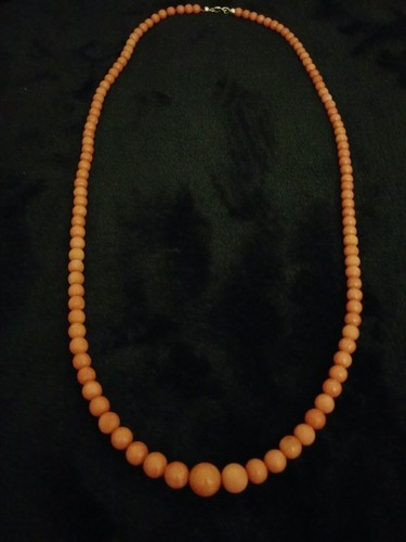 Collier perles corail - collier, et