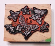 tampon papillons scrapbooking petaluna stamp PSX