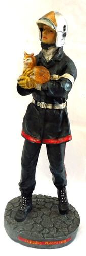 Sapeurs pompiers statuette - -,