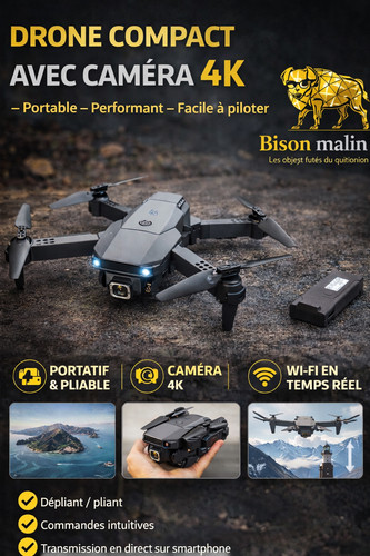 Drone compact pliable - 🦬,