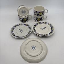 4 tasses thé et sous tasses cadiz villeroy et boch - publicitaire clacquesin