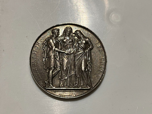 Médaille argent massif - médaille,