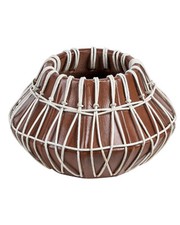 Vase Décoratif Marron en