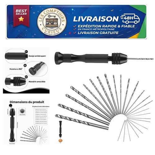 Mini perceuse main - perceuse, 25