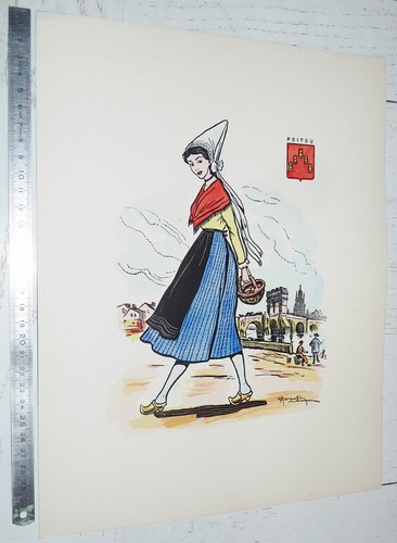 Planche chromo 1955 - planche, societe