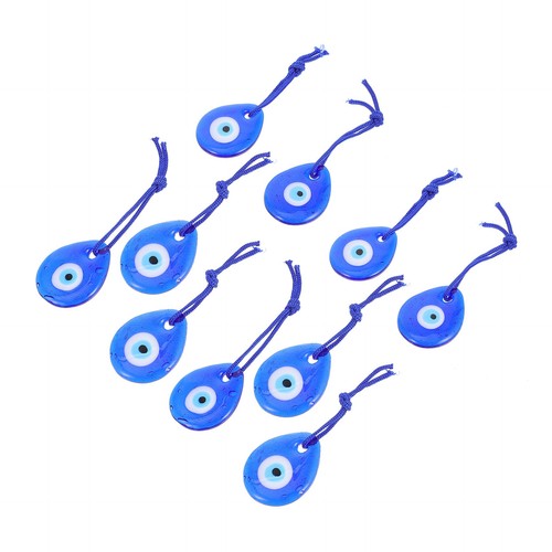 Pendentif œil bleu verre - pendentif, en