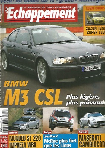 Echappement 420 bmw csl - n°420, m3