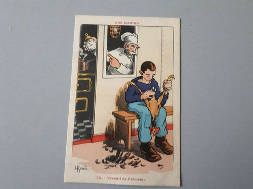 Carte postale nos - :, marins