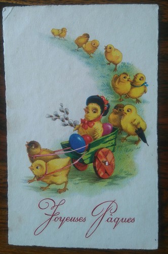 Carte postale ancienne fête - ancienne,