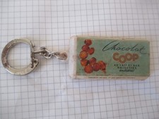 Porte Clés Chocolat Coop Chocolaterie Bègles Keychains Vintage années 60