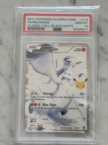 Reshiram full art psa - 10, —