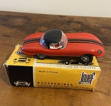 JAGUAR E ROUGE AVEC HARD TOP TAMPOGRAFIEE RÉF 352 JOUEF