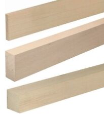 Baguette de Bois Hêtre Nature Barre Plate non Traité 950 MM Astfrei