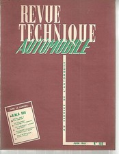 REVUE TECHNIQUE AUTOMOBILE 182