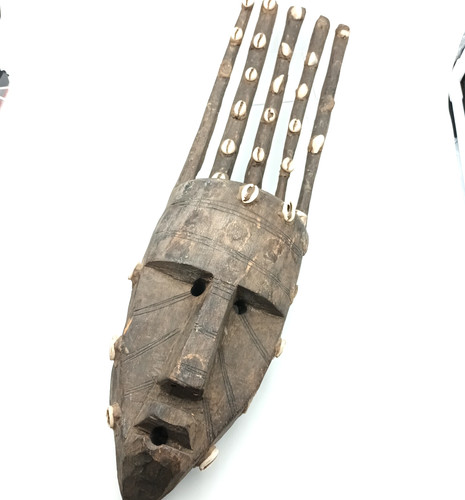Masque africain bois bambara - africain,