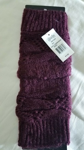 New solid leg warmer womens - new,