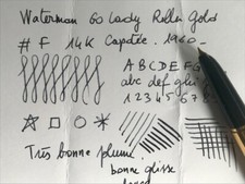 WATERMAN 60 LADY ROLLER GOLD