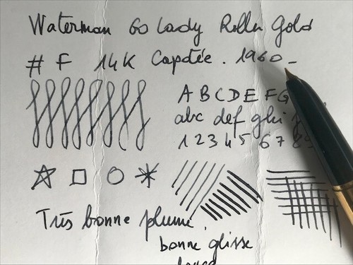 Waterman lady roller gold - waterman,