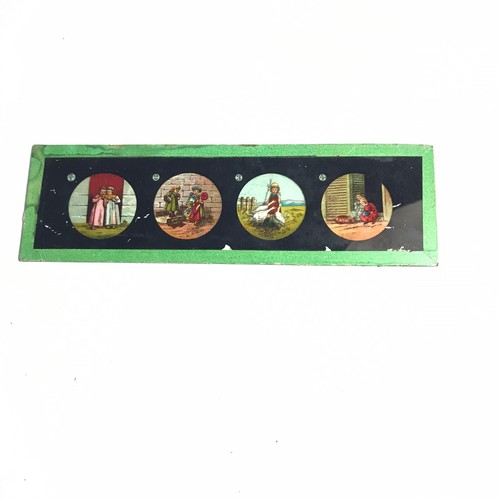 Ancienne plaque verre lanterne - ancienne,