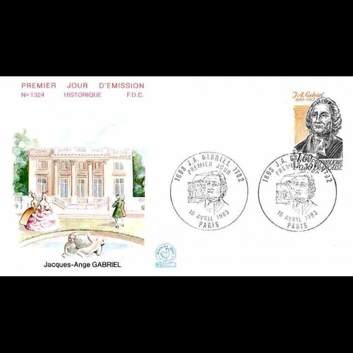Fdc 1324 jacques ange - fdc,