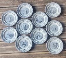 Série assiettes - 10,