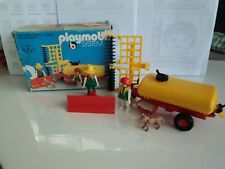PLAYMOBIL vintage country fermes citerne tracteur remorque set 3502 de 1978