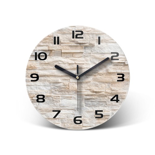 Tulup horloge murale verre - horloge, en