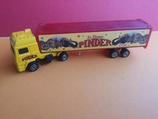 CIRQUE PINDER MAJORETTE =VOLVO SEMI REMORQUE ZOO LA MENAGERIE bon état # 1:100