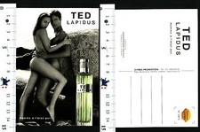 Ted Lapidus - Homme À L'état Pur - Distribué Par Joaques Bogart Italie - 56795