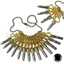 Clé remontoir montre de poche calibre 00-12 vintage x 14