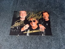 johnny hallyday dutronc mitchell canaille photo cartonnee autograph Dédicace