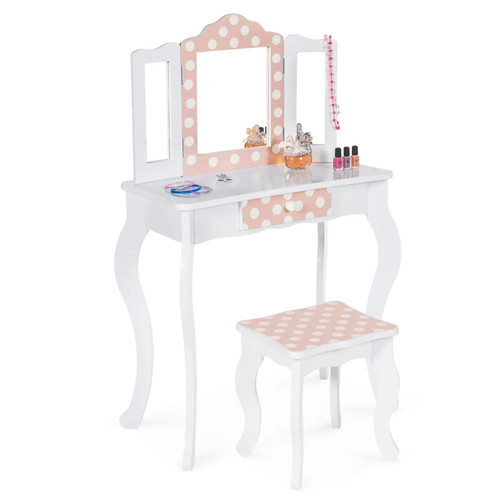 Coiffeuse enfant roza blanche - enfant,