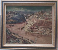 Jean Rigaud (1912-1999) - Vue De Tolède, 1956 , moderne