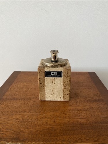 Briquet travertin signé - briquet, en