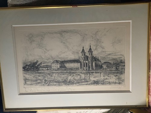 Grande gravure numérotée