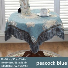 Chenille Gland Nappe Table Tissu Housses Jacquard Floral Décor Maison Moderne