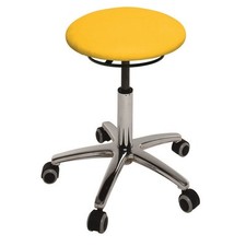 S4612 Tabouret Avec Siège Rond Et Rotule À 5 Étoiles En Aluminium