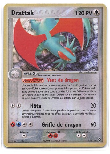 Carte pokémon drattak 97 - carte,