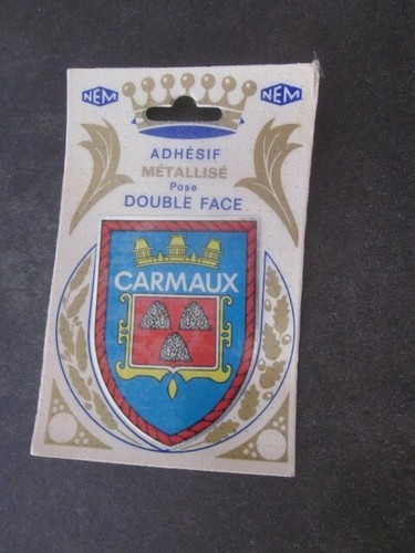 Blason adhésif metallise - blason,