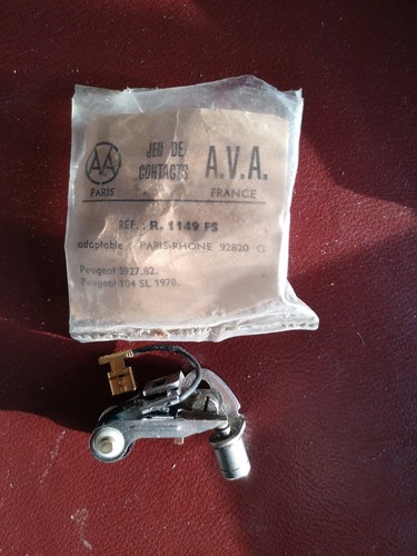Vis platinées peugeot 104 - platinées,